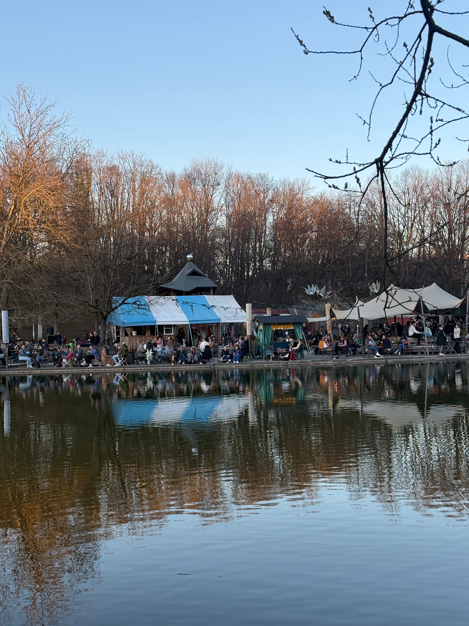 gans am Wasser in münchen